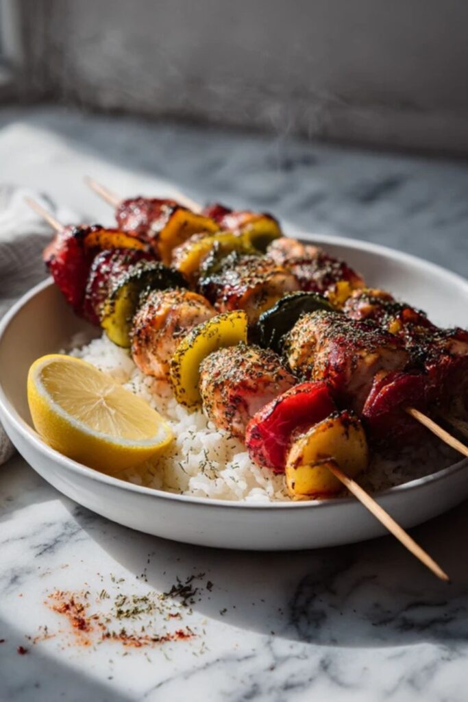 Low FODMAP Vegetable Skewers Recipe 