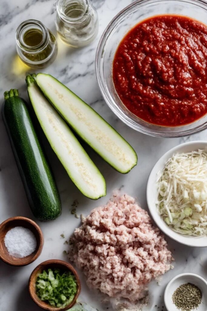 Low FODMAP Zucchini Boats Recipe