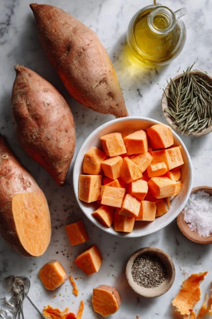 Low FODMAP Roasted Sweet Potatoes Recipe
