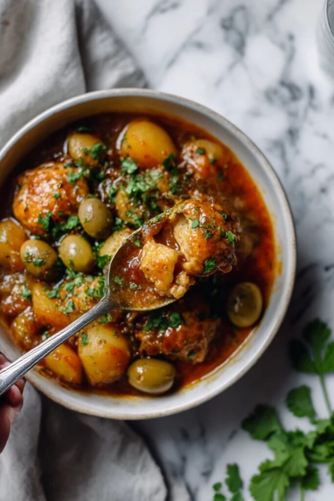 Low FODMAP Moroccan Chicken Tagine Recipe
