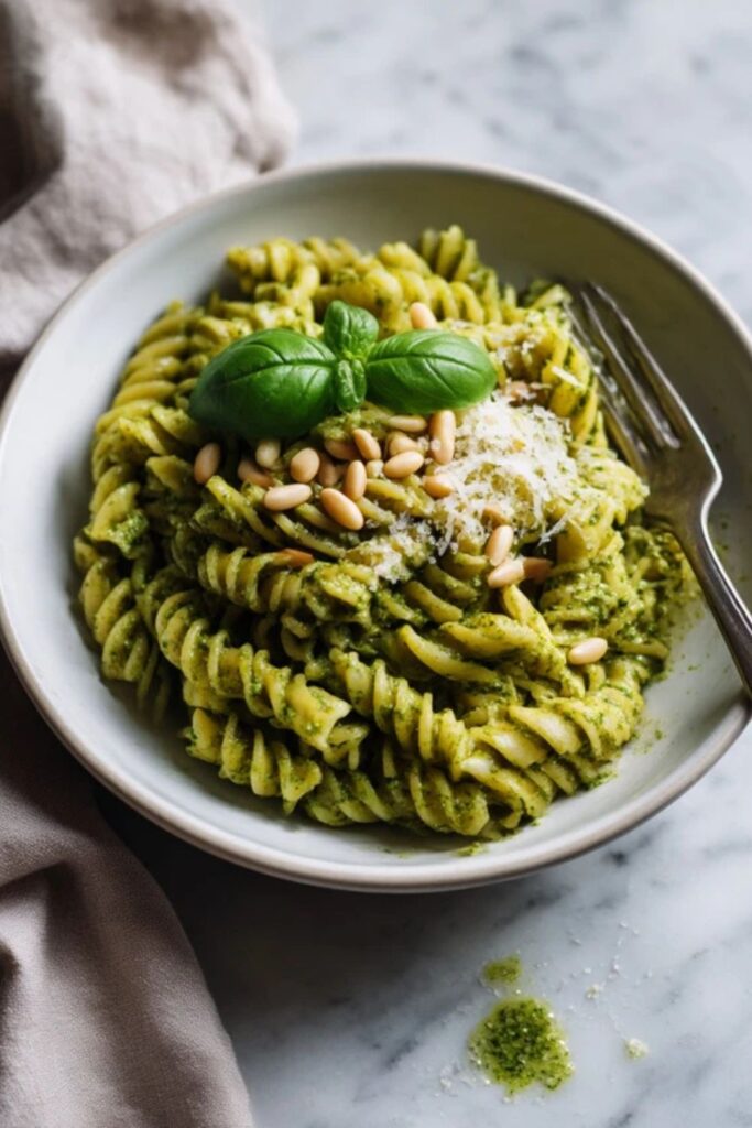 Low FODMAP Pesto Pasta Recipe