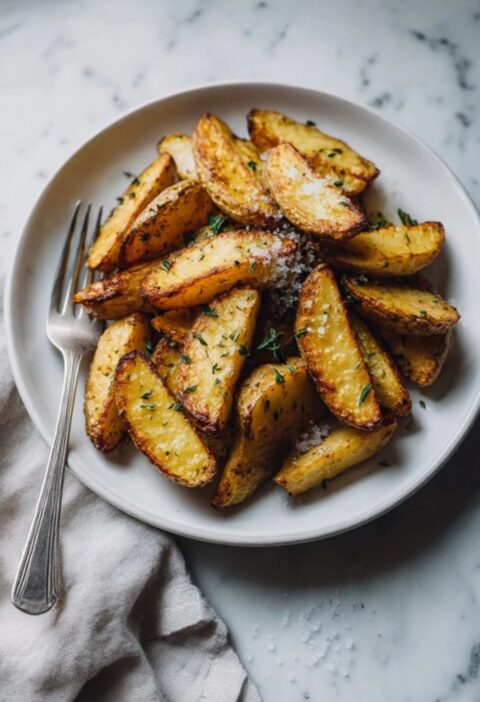 Low FODMAP Potato Wedges Recipe