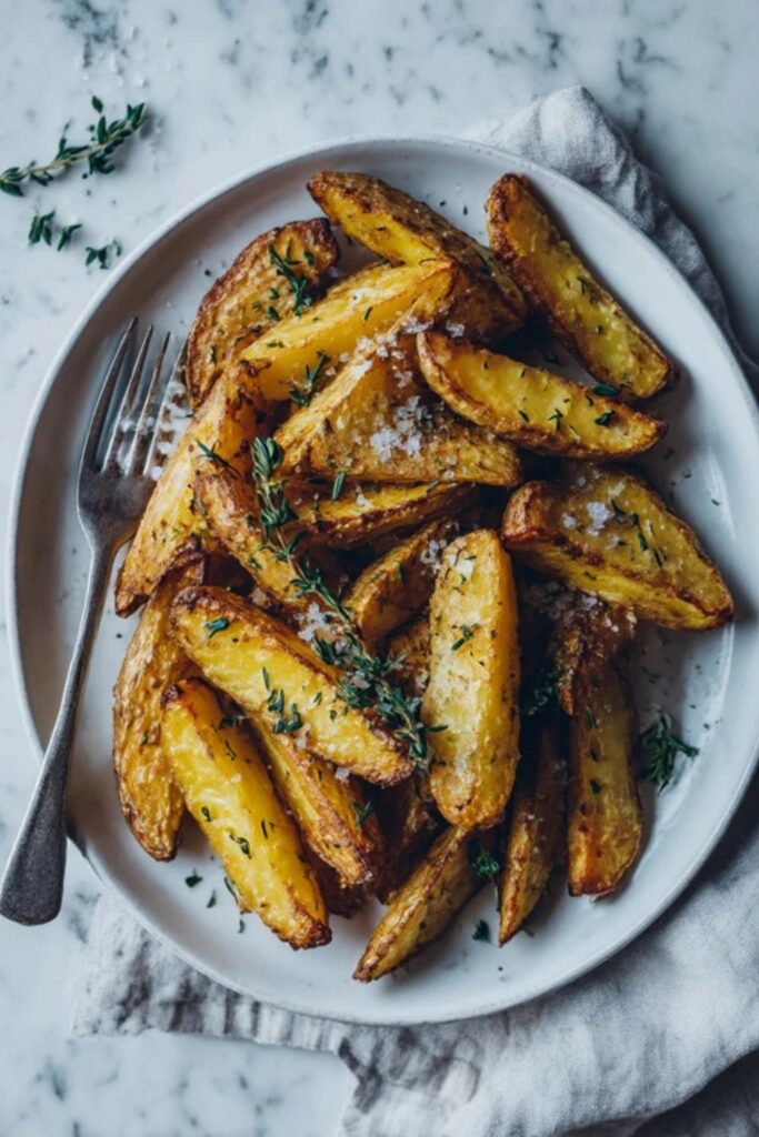 Low FODMAP Potato Wedges Recipe