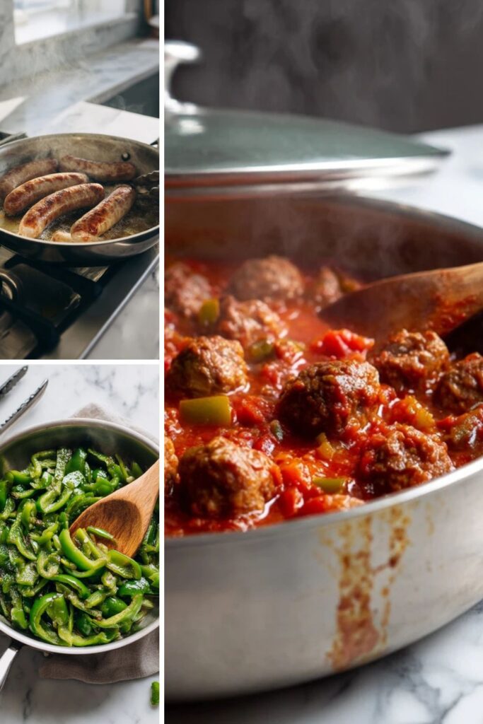 Low FODMAP Sausage and Peppers Recipe