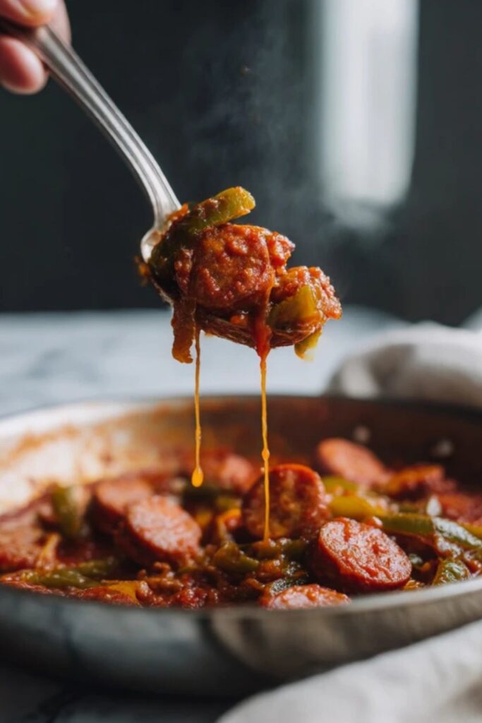 Low FODMAP Sausage and Peppers Recipe