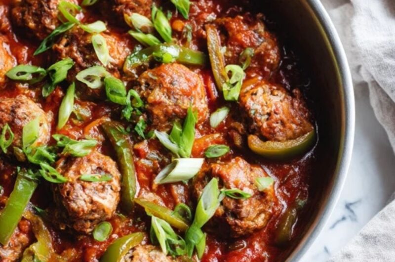 Low FODMAP Sausage and Peppers