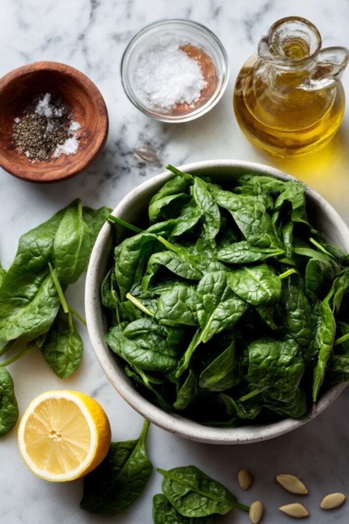 Low FODMAP Sautéed Spinach Recipe