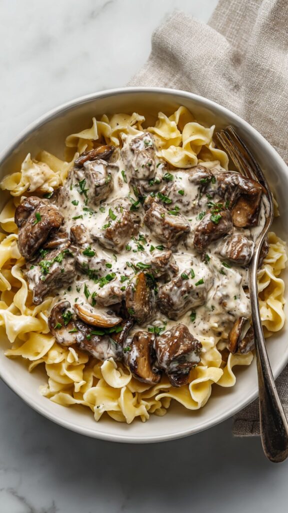 Low Sodium Beef Stroganoff Recipe