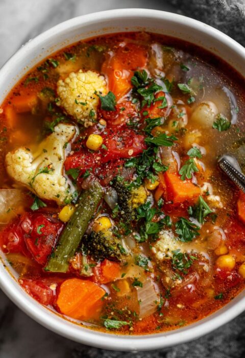 Low Sodium Vegetable Soup Recipe