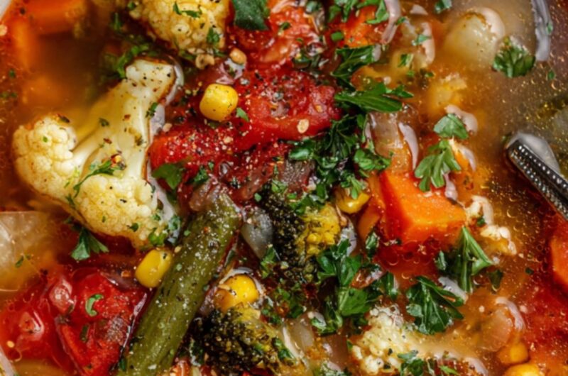 Low Sodium Vegetable Soup Recipe