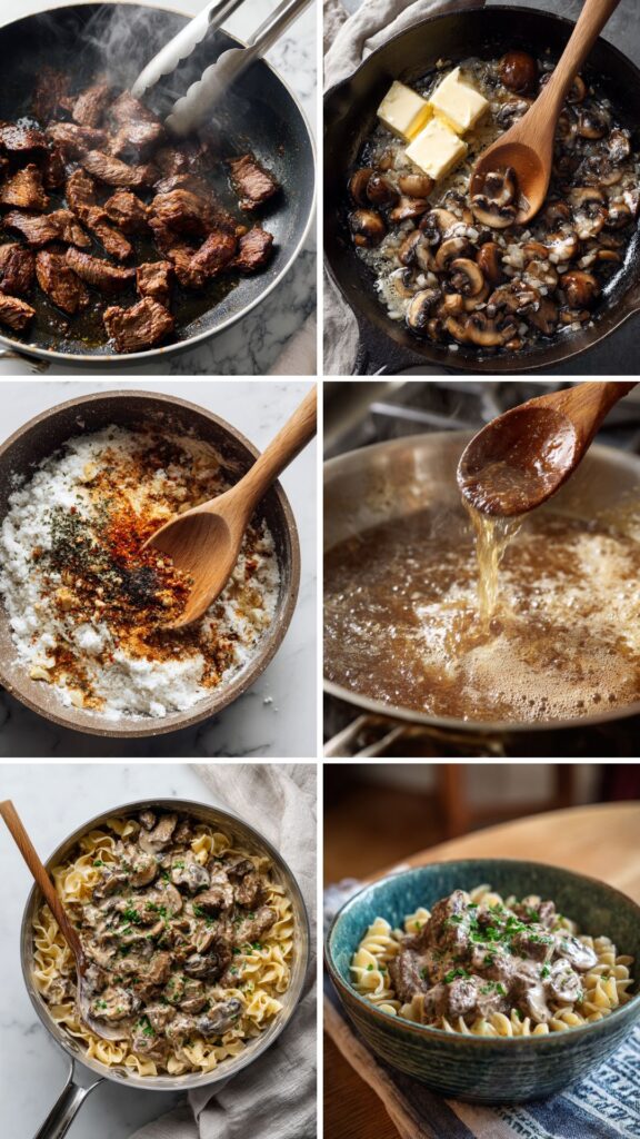 Low Sodium Beef Stroganoff Recipe