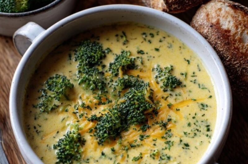 Low Sodium Broccoli Cheese Soup Recipe
