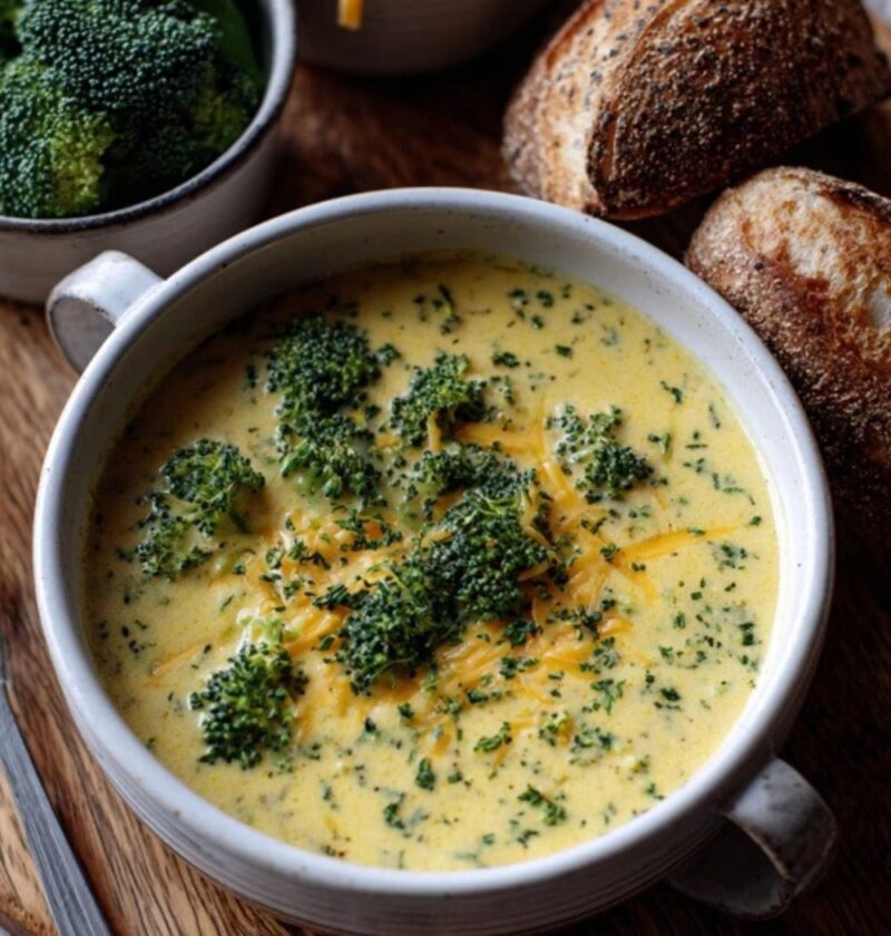 Low Sodium Broccoli Cheese Soup Recipe