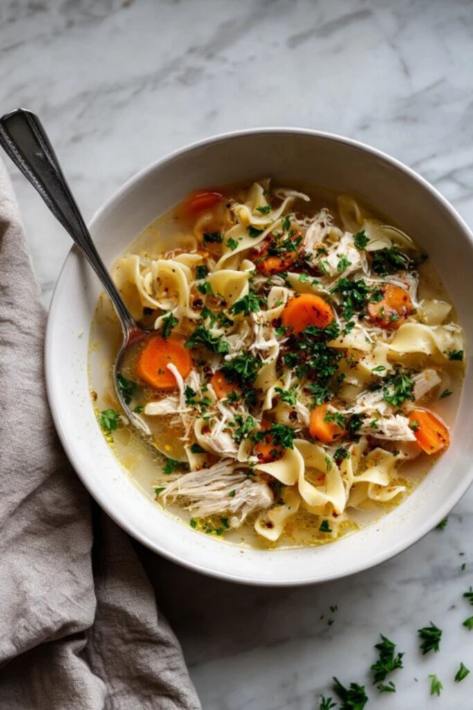 Low Sodium Chicken Noodle Soup Recipe