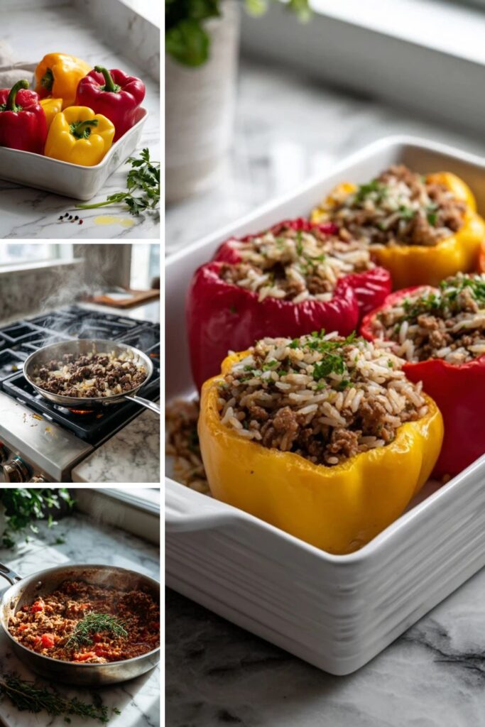 Low Sodium Stuffed Peppers Recipe