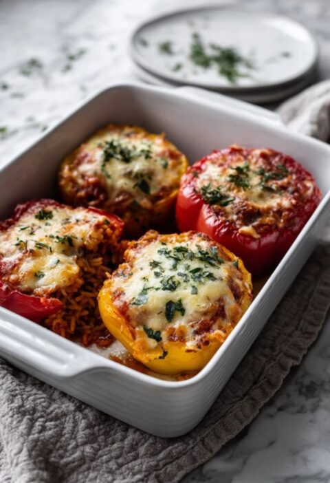 Low Sodium Stuffed Peppers Recipe