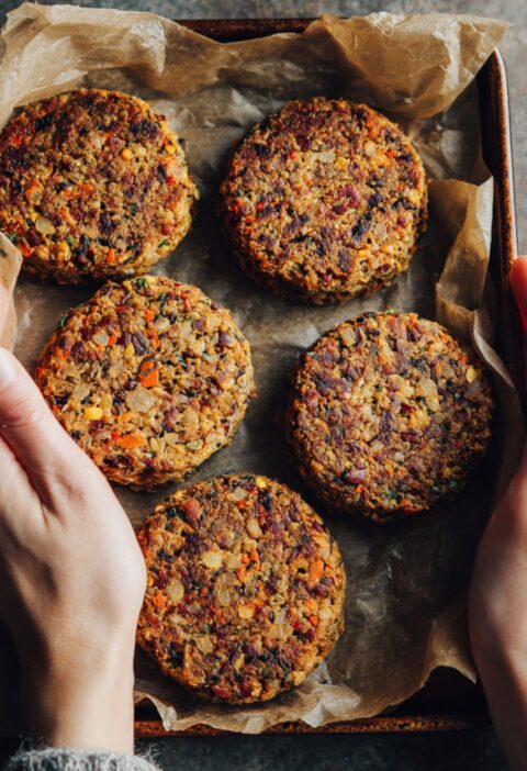 Low Sodium Veggie Burgers Recipe