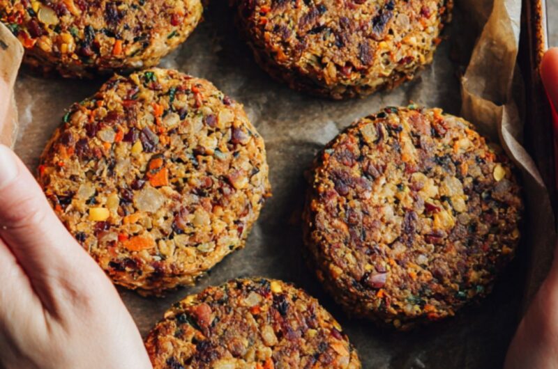 Low Sodium Veggie Burgers Recipe