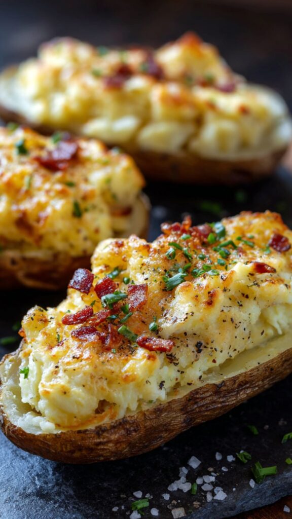 Low Sodium Twice Baked Potatoes Recipe
