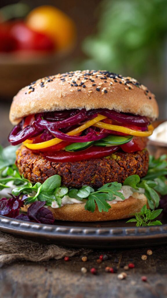 Low Sodium Veggie Burgers Recipe