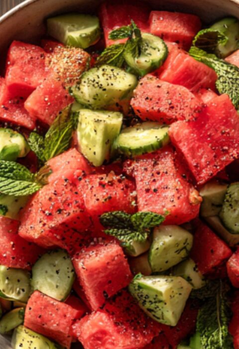 Low Sodium Watermelon Salad Recipe