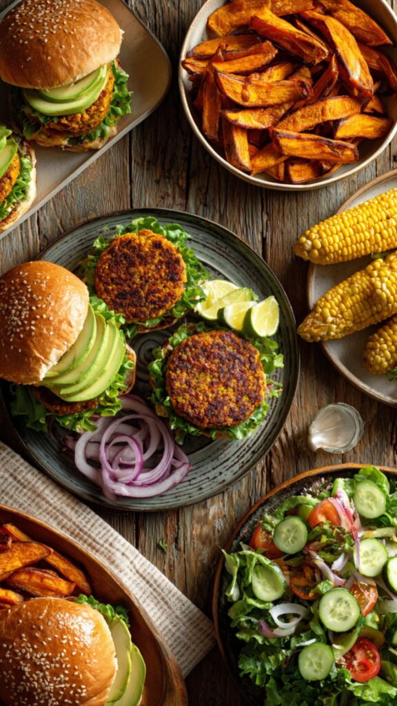 Low Sodium Veggie Burgers Recipe