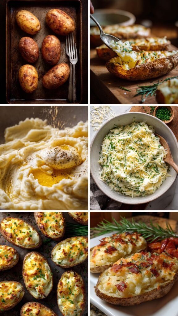 Low Sodium Twice Baked Potatoes Recipe