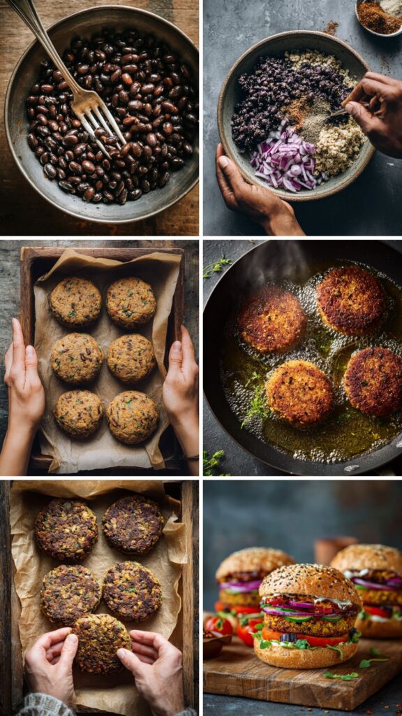 Low Sodium Veggie Burgers Recipe
