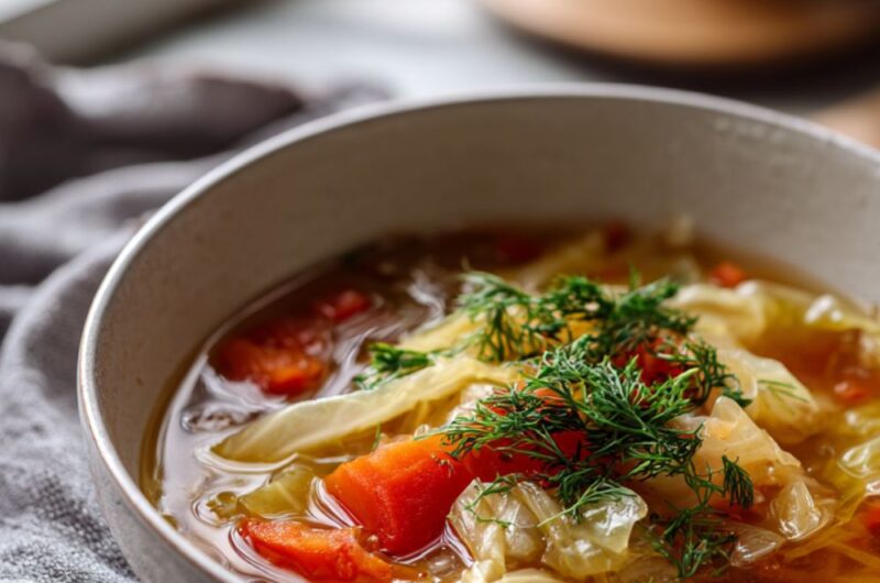 Low Sodium Cabbage Soup Recipe