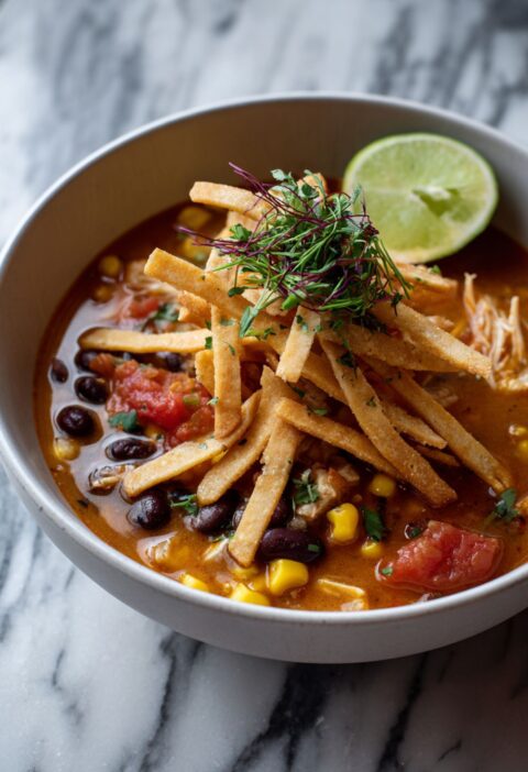 Low Sodium Chicken Tortilla Soup Recipe