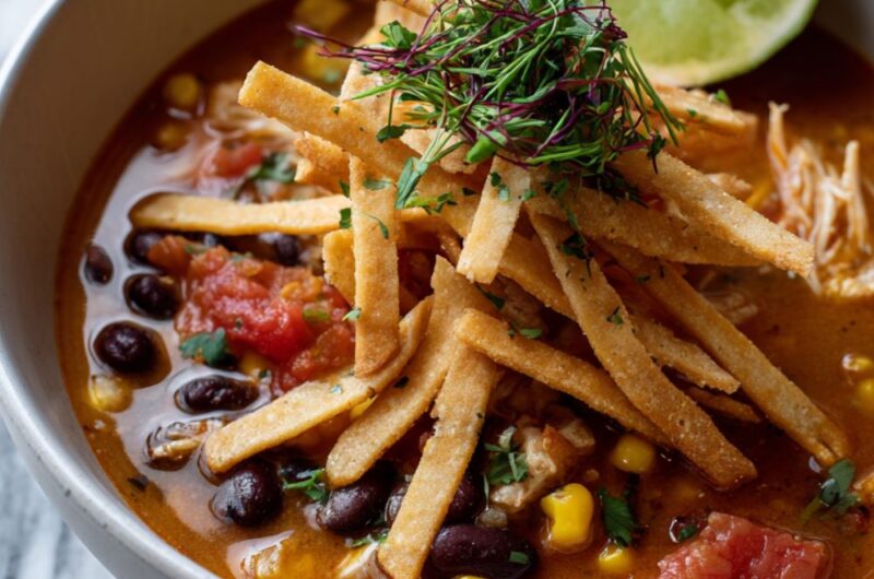 Low Sodium Chicken Tortilla Soup Recipe