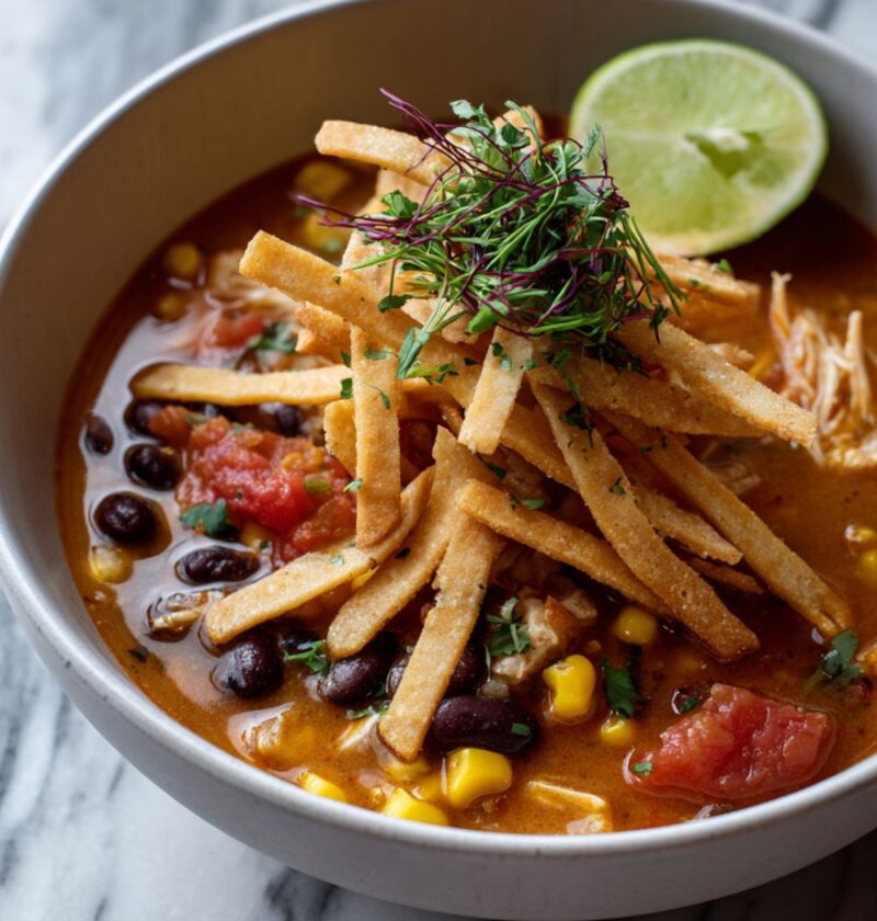 Low Sodium Chicken Tortilla Soup Recipe
