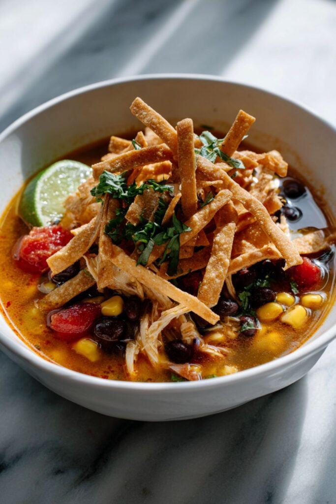 Low Sodium Chicken Tortilla Soup Recipe