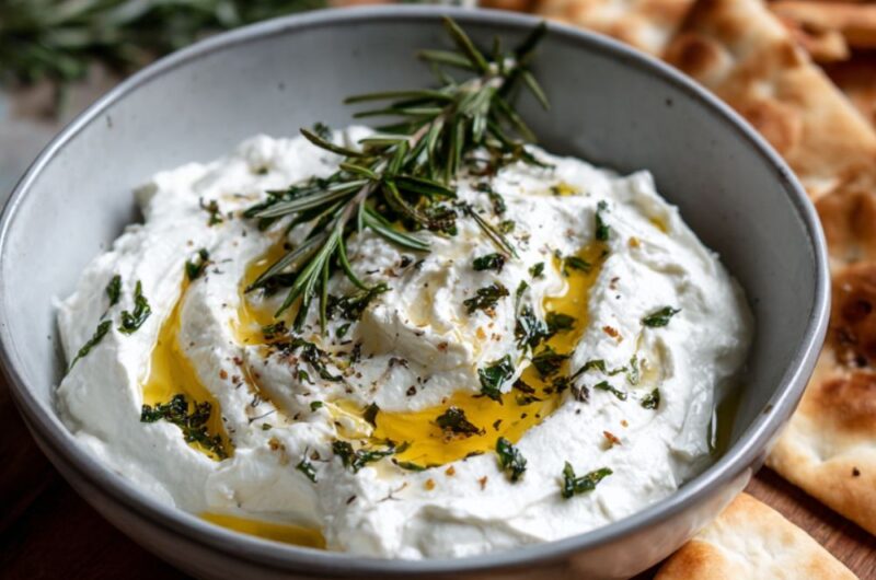 Low Sodium Whipped Ricotta Honey Dip Recipe