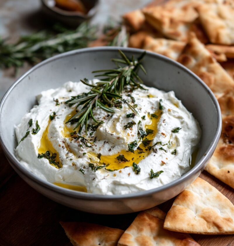 Low Sodium Whipped Ricotta Honey Dip Recipe